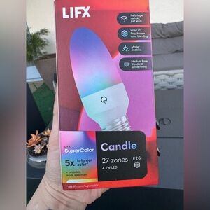 LIFX MULTICOLOR CANDLE WIFI LED LIGHT BULB